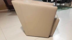 Jori Relaxsessel|Sessel Ice Cube Leder Lipano Ovo Creme