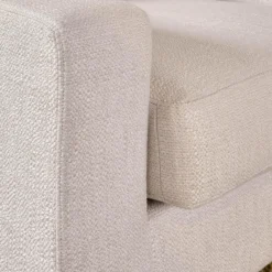 Bielefelder Werkstätten Loungesessel|Relaxsessel|Sessel Inspiration Stoff Joell 1742-171 Weiß Grau Mit Blockfüße