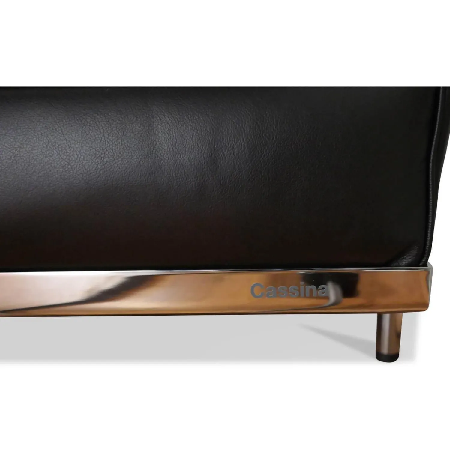 Cassina Relaxsessel|Sessel LC2 Leder Scozia Gruppe 13X606 Grafite Schwarz Gestell Verchromt