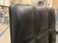 Walter Knoll Relaxsessel|Sessel Leadchair Leder Elen 65 Black 1230 4-Fuß-Kreuz Aluminium