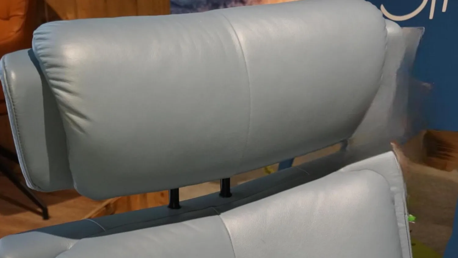 Stressless Relaxsessel|Sessel Magic M Leder Paloma Grau Gestell Signature Schwarz Inklusive Hocker