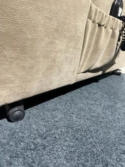 himolla Relaxsessel|Sessel Mainz Stoff Nuvano Schlamm Beige Grau Gestell Motorisch Mit Aufstehhilfe