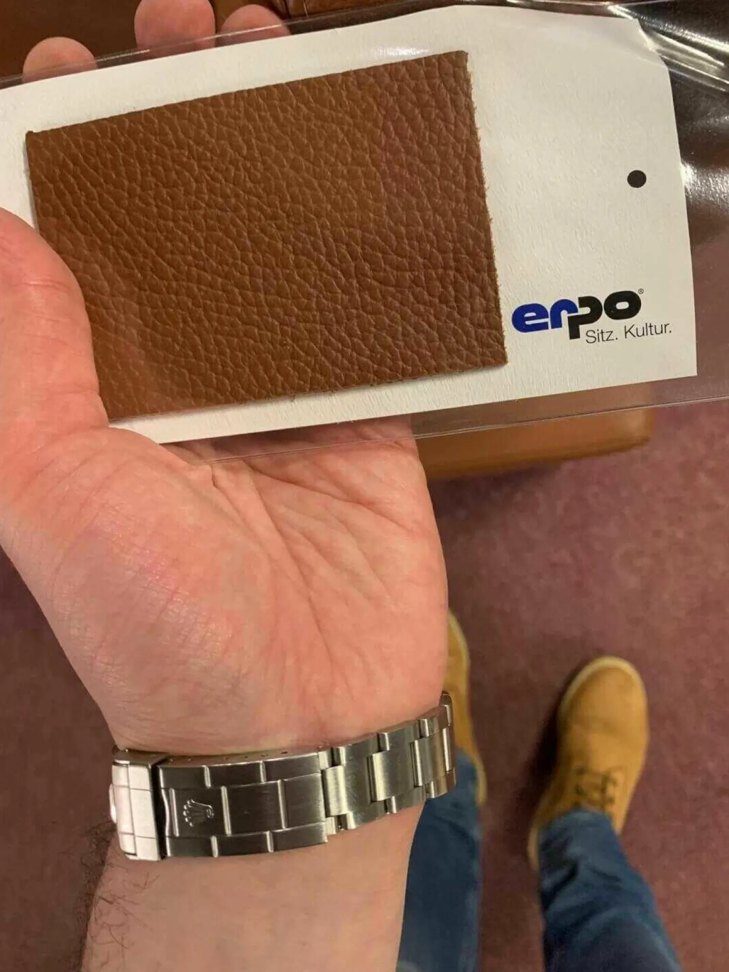 Erpo Relaxsessel|Sessel Manhattan 250 Leder 43.085 Tabac Braun mit Aufstehhilfe