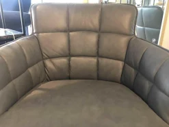 Freifrau Relaxsessel|Sessel Marla Easy Chair Nappaleder Grau Harfengestell Pulverbeschichtet