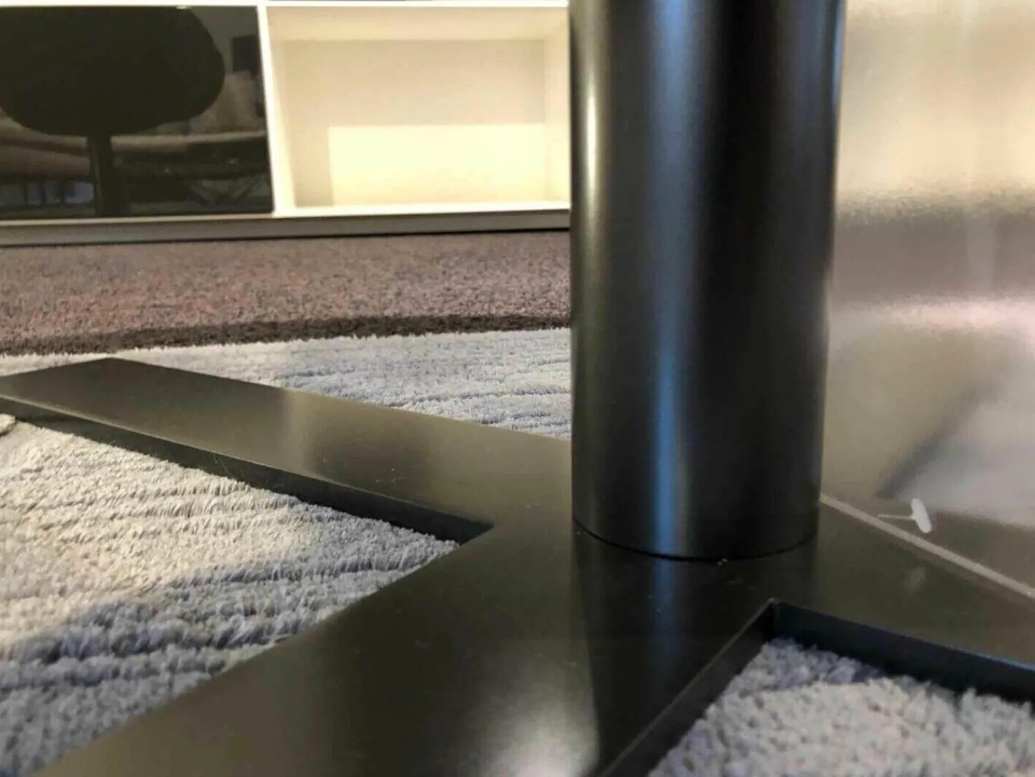 B&B Italia Relaxsessel|Sessel Mart MPG15 Stoff Sera Dunkelgrau Gestell Nickel Bronzefarben