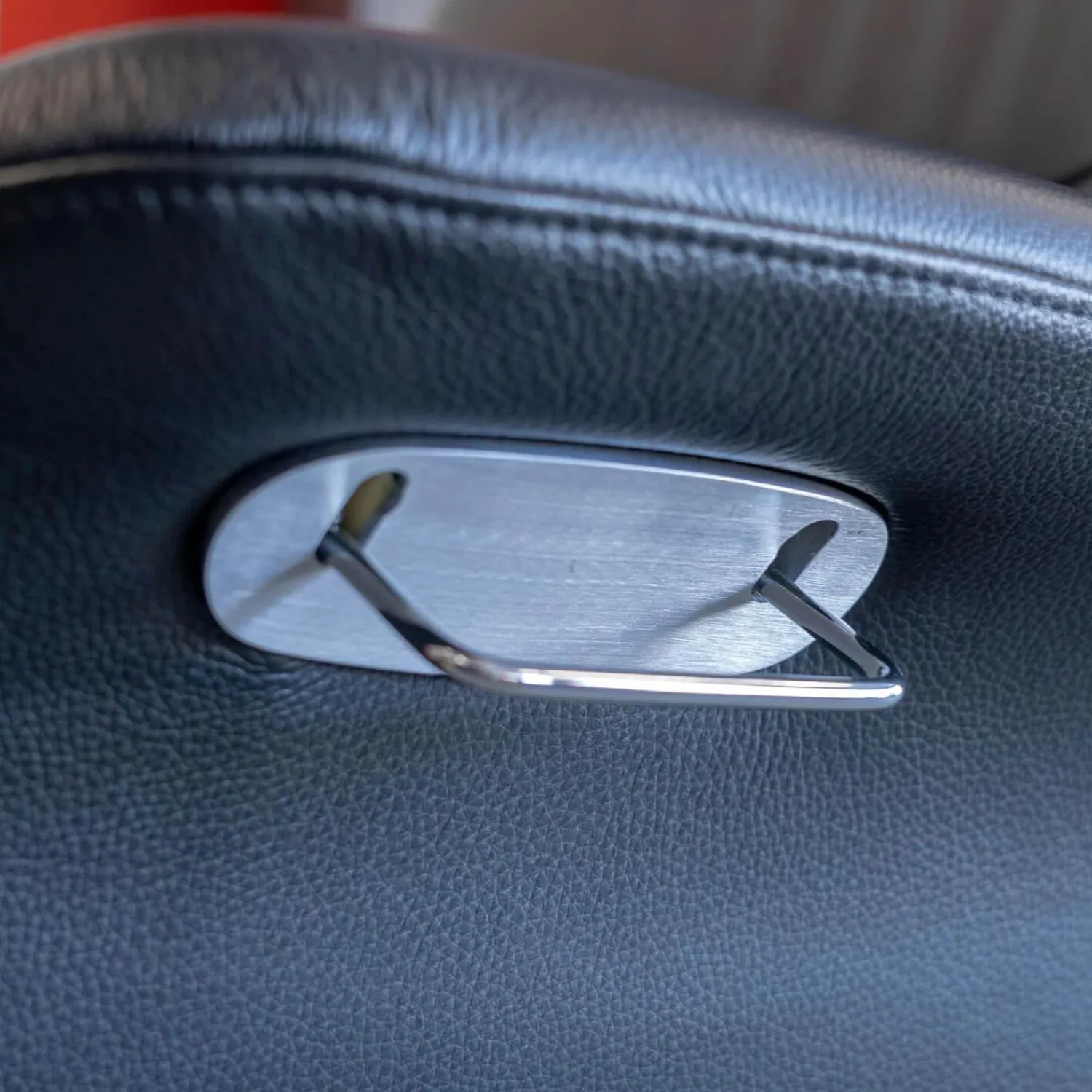 Conform Relaxsessel|Sessel Master Leder Fantasy Schwarz 2514-89 X-Fuß Aluminium