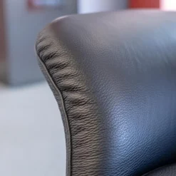 Conform Relaxsessel|Sessel Master Leder Fantasy Schwarz 2514-89 X-Fuß Aluminium