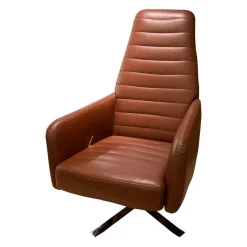 Werther Relaxsessel|Sessel Max Leder L7035D Braun mit Kippfunktion