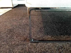 COR Relaxsessel|Sessel Mell Stoff 7068 Wollweiß Kufe Verchromt