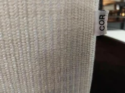 COR Relaxsessel|Sessel Mell Stoff 7068 Wollweiß Kufe Verchromt