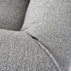 MDF Italia Loungesessel|Sessel Mia Bezugsstoff Dune Grau Basis Drehbar Mit Rückholmechanismus