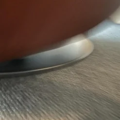 Wittmann Relaxsessel|Sessel Miles Lounge Leder Nappa Guande Chestnut Gestell Pulverbeschichtet Schwarz