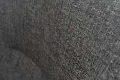 Rolf Benz Loungesessel|Sessel Mit Hocker 594 Bezug Stoff 17 048 Stahlblau Graublau Hinten Leder 38 112 Kupferbraun Gestell Vierfuß Stahl Glatt Umbragrau Grau Mit Kissen