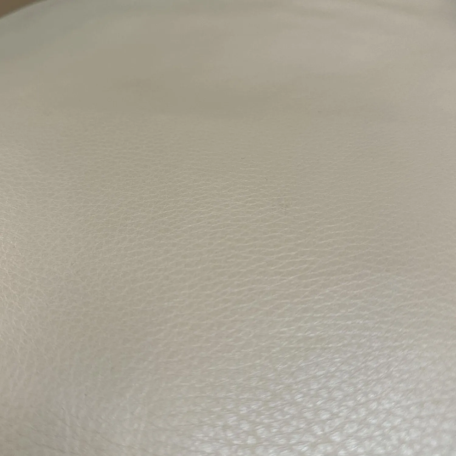 Werther Fernsehsessel|Sessel Mit Hocker Credo Bezug Leder Grain L7067C Beige Creme Holzfüße