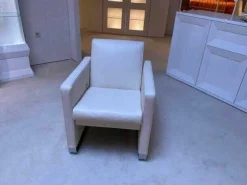 Jori Relaxsessel|Sessel Navy JR 4080 Mobil Leder Celia Pearl Kufe Chrom