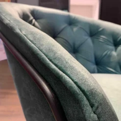 Troels Relaxsessel|Sessel Noa Stoff 450 Deluxe Dark Green Gestell Schwarz