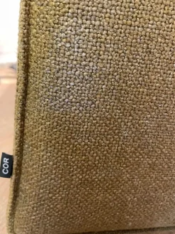 COR Loungesessel|Sessel Noto Stoff 8306 Bronze Braun Füße Wangen Vorne Mit Weiche Rollen