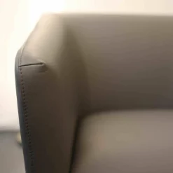 Vitra Relaxsessel|Sessel Occasional Lounge Chair Leder Premium L40 Granit