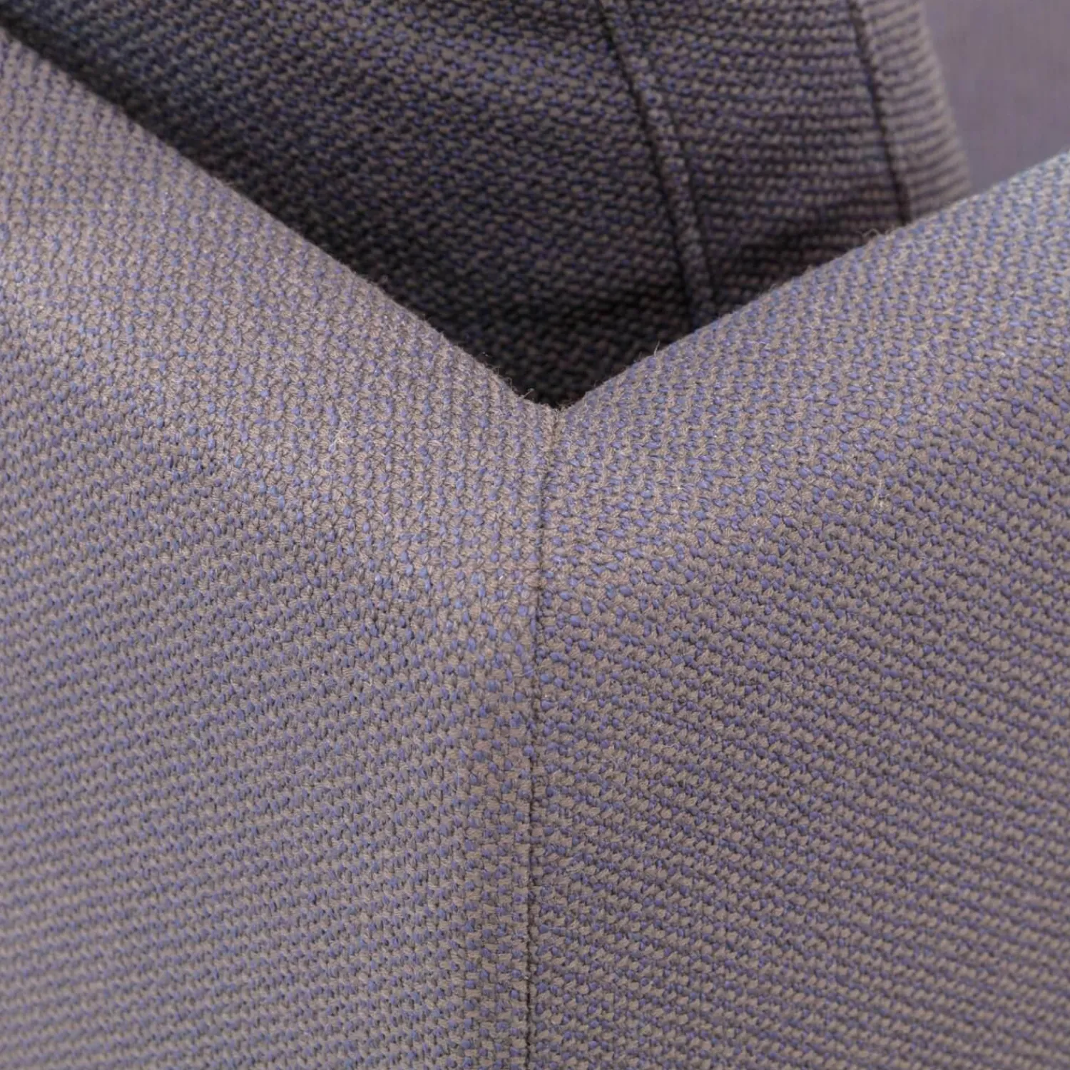 COR Loungesessel|Sessel Pilotis 86111 Stoff 10082 Navy Blau Gestell M20 Lack Schwarz Inklusive Kunststoffgleiter