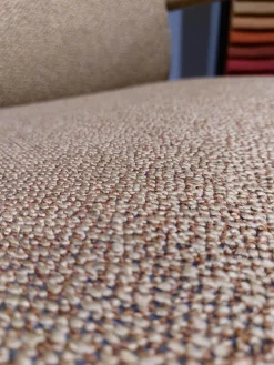 W. Schillig Loungesessel|Sessel Quadroo 17350 Stoff O1034 Khaki Braun Gelb Grün Gestell FC8 M99 Schwarz Pulverbeschichtet