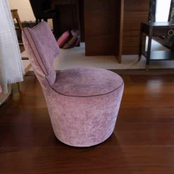 Christine Kröncke Relaxsessel|Sessel Ray Stoff Eloy Rosewood