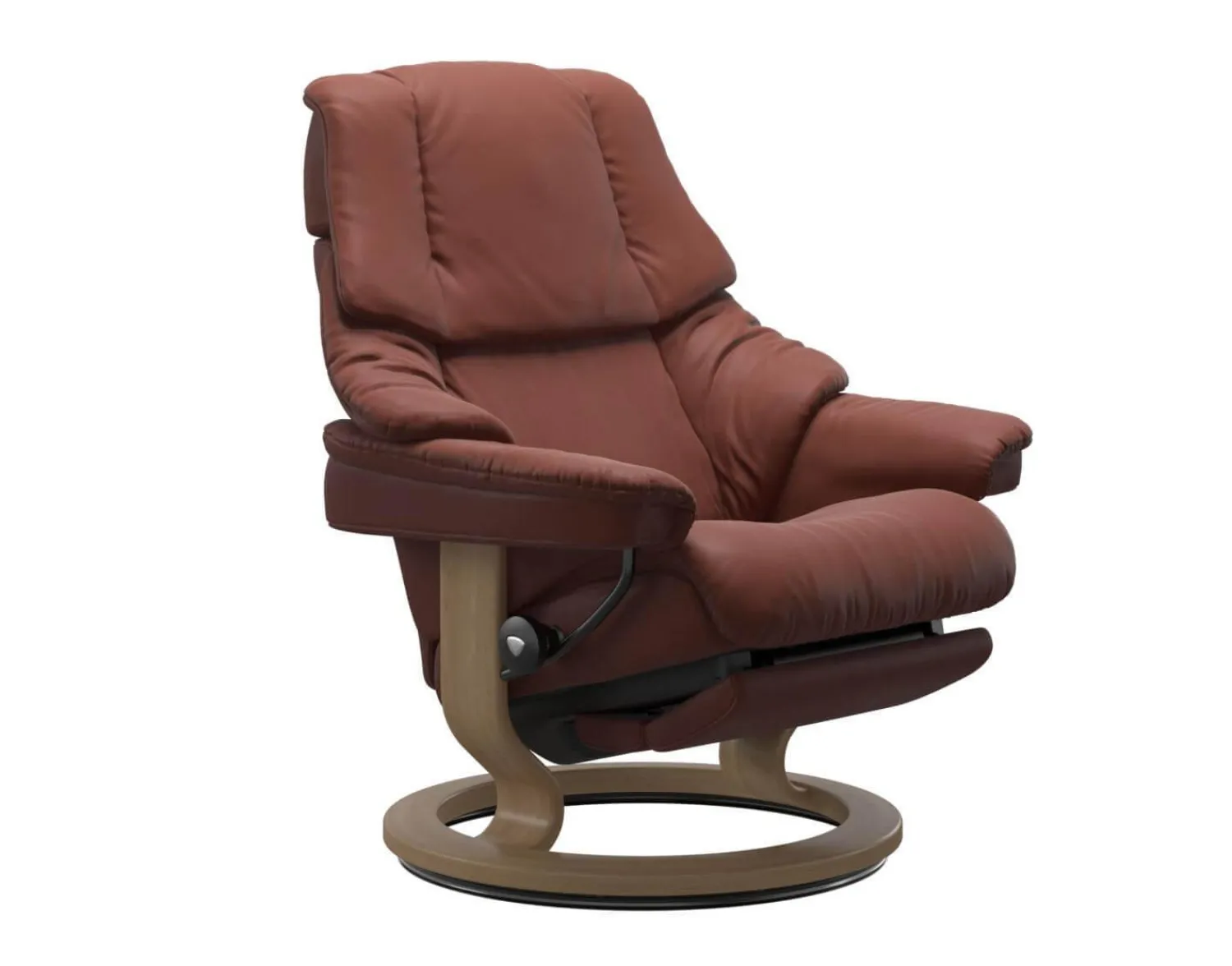 Stressless Relaxsessel|Sessel Reno Leder Paloma Dark Henna M mit Power ohne Batterie