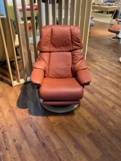 Stressless Relaxsessel|Sessel Reno Leder Paloma Dark Henna M mit Power ohne Batterie