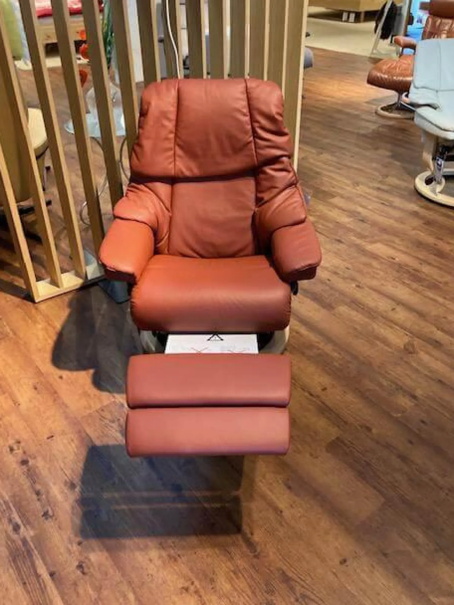 Stressless Relaxsessel|Sessel Reno Leder Paloma Dark Henna M mit Power ohne Batterie