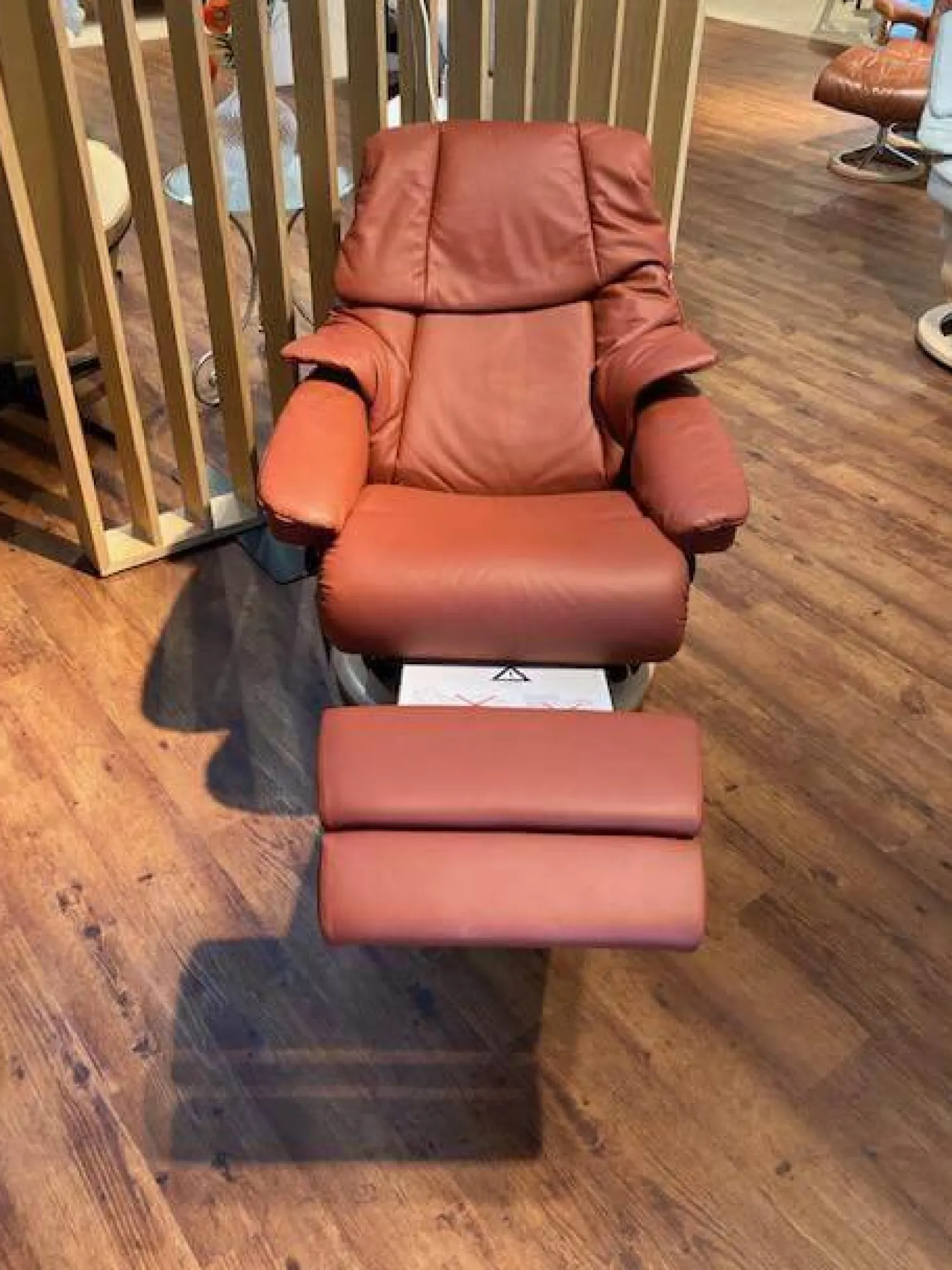 Stressless Relaxsessel|Sessel Reno Leder Paloma Dark Henna M mit Power ohne Batterie