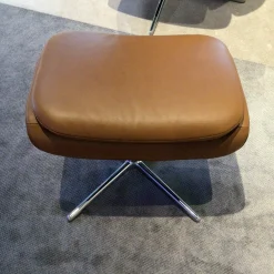 Stressless Fernsehsessel|Relaxsessel|Sessel Rome Cross M Sessel Leder Paloma Copper mit Hocker