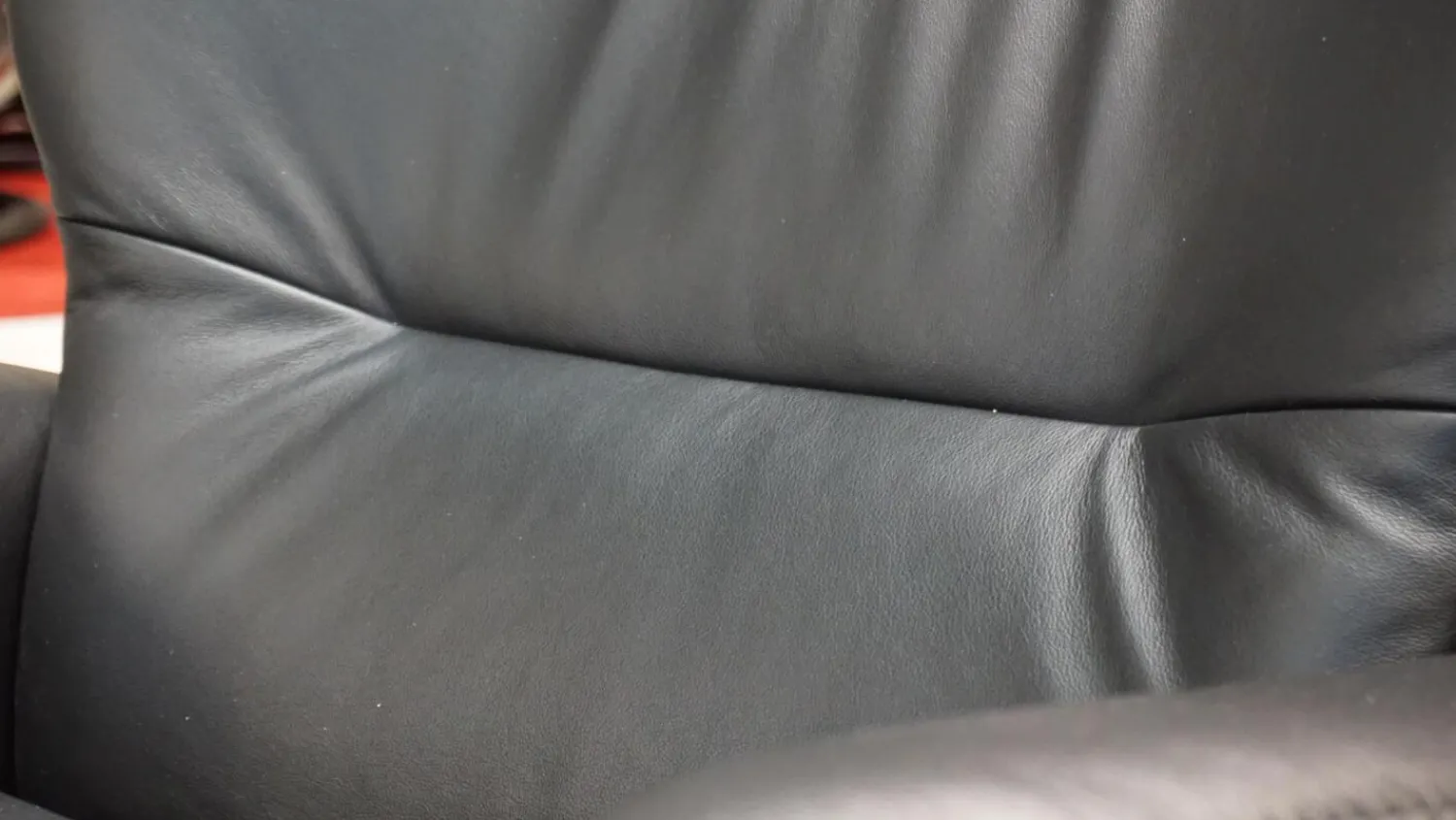 Stressless Relaxsessel|Sessel Rome M Black Leder Gestell Star Alumunium Inklusive Hocker