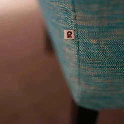 Lambert Relaxsessel|Sessel Salotto 55872 Stoff Celina Türkis 76743 Füße Buche Massiv Schwarz