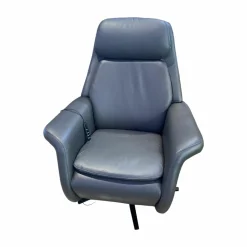 Stressless Relaxsessel|Fernsehsessel|Sessel Sam Sirius Leder Paloma 80 Rock Grau Gestell Metall Schwarz Matt Elektrisch Verstellbar