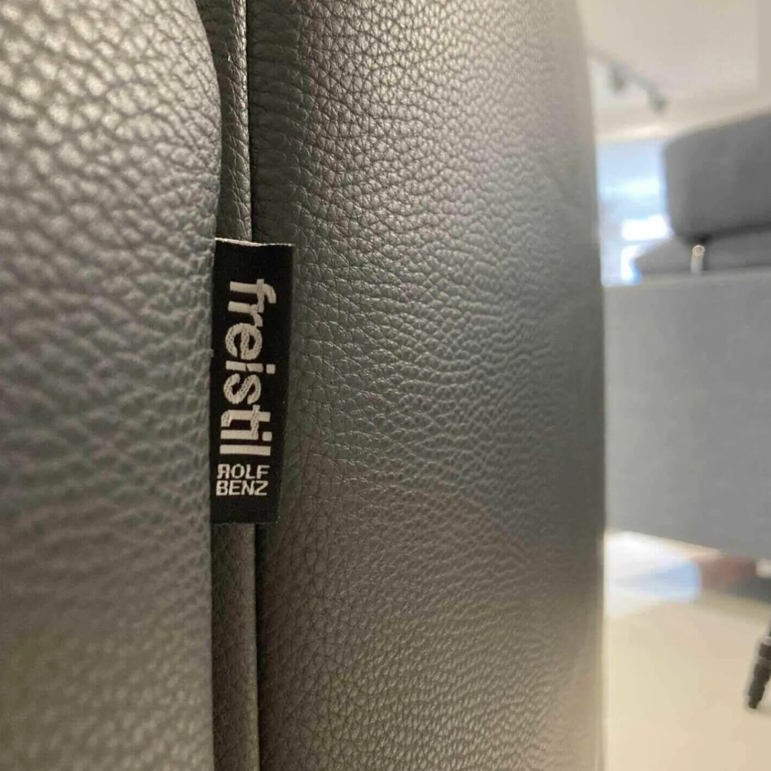 freistil Rolf Benz Relaxsessel|Sessel SE 141 Leder 8006 Schwarz Füße Holz