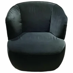 Rolf Benz Relaxsessel|Sessel SE 384-16 Stoff 18.223 Schwarzgrau mit Rollen