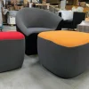 Walter Knoll Relaxsessel|Sessel Seating Stone mit 2 Hockern