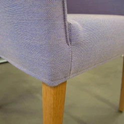 Signet Einzelstühle|Sessel Smilla Stoff Steelcut Quartett Blau Lila Fuß Eiche