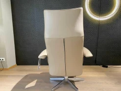 Jori Relaxsessel|Sessel Square Multi Move Medium Leder Celia Mastica Beige mit Verstellfunktion