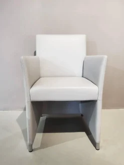 Knoll International Loungesessel|Sessel Stuhl Dinnerchair Jason Leder Congress 55 Grau Gestell Stahl Velourmatt