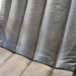 Walter Knoll Relaxsessel|Sessel Und Hocker Healey Lounge Leder Vintage mit Hocker 1410 Cigar 4-Fuss Kreuzgestell Alu Matt Bro