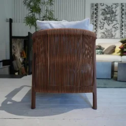 Flexform Polstergruppen|Sessel Und Sofa Crono Bezug Stoff Creme Gestell Nussbaum