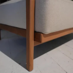 Flexform Polstergruppen|Sessel Und Sofa Crono Bezug Stoff Creme Gestell Nussbaum