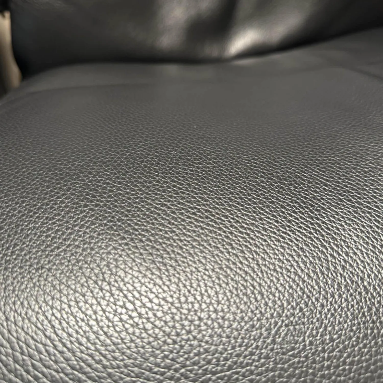 Stressless Relaxsessel|Sessel View M Bezug Cori Schwarz Untergestell Signature Metall Poliert Holz Schwarz Inklusive Hocker