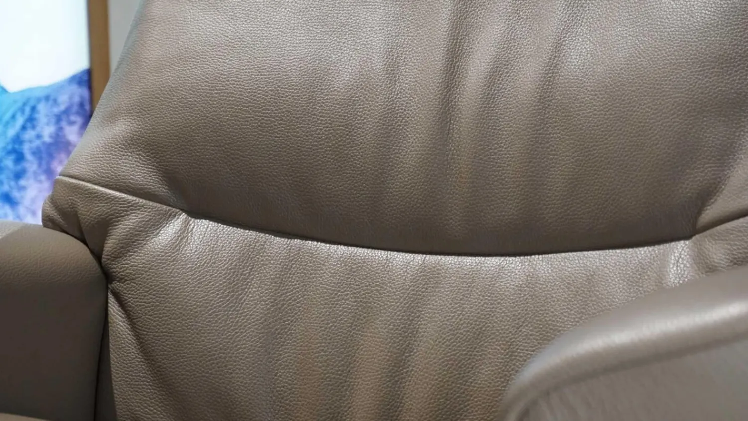 Stressless Relaxsessel|Sessel View M Leder Batick Mole Braun Füße Classic Wenge Gebeizt Mit Power Leg And Back