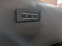 WK Wohnen Relaxsessel|Sessel WK687 Bosso 7321 Leder Dino Schwarz mit motorischen Funktionen