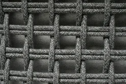 Rolf Benz Loungemöbel|Loungesessel|Sessel Yoko Outdoor Bezug Platingrau 12.751 Gestell Aluminium Anthrazit Matt Mit Hocker