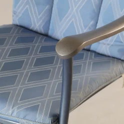 Stern Stuhlsets|Sesselgruppe Luxor Mit Sesselauflage Lorenzo Gestell Azur Mit Applikation Graphit