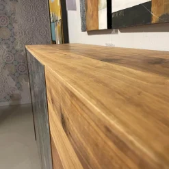 Scholtissek Kommoden & Sideboards|Sideboard Alleskönner Astiger Nussbaum Birke Natur Geölt Keramik Brunno