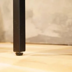 Lambert Kommoden & Sideboards|Sideboard Barney Außen Bananenblatt Grau Gefärbt Innen Lack Schwarz Metallgestell Pulverbeschichtet Schwarz