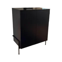 Novamobili Kommoden & Sideboards|Sideboard Belt 900 353 Blu Notte Matt Dunkelblau Füße 306 Brüniert Oxidiert